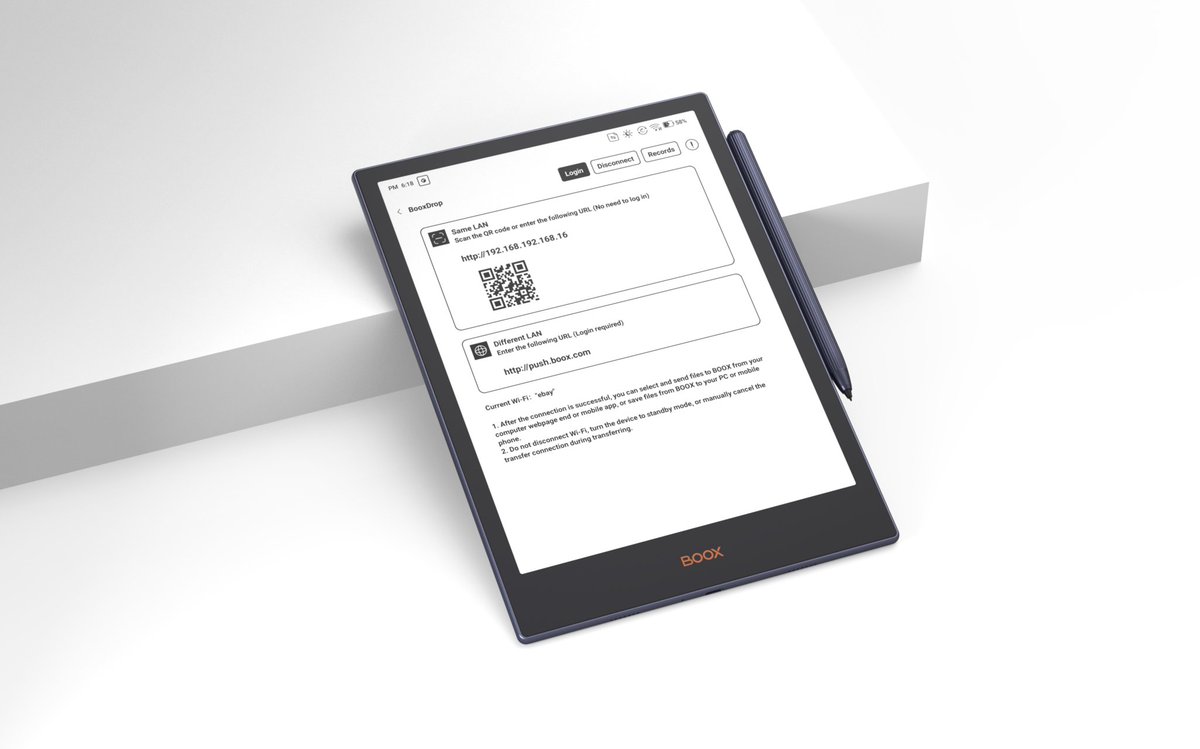 OnyxBoox's tweet image. If you look for a more symmetrical design, an alternative to #NoteAir2, check out #Note5. Coming with 4GB RAM + 64GB Storage + Android 11 + newer and faster 8-core CPU, Note5 is a powerful reading and note-taking tool. 

It is now available to order at bit.ly/3nvpAxI