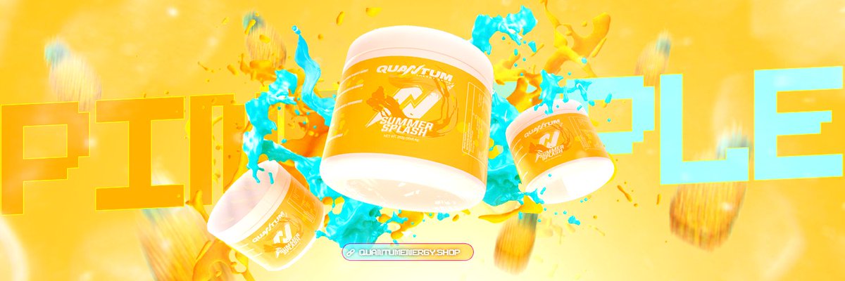 🍍. 
Any RT's &amp; Likes are truly appreciated!

Banner for <a href="/QNTM_NRG/">Qua⚡️tum Energy Drink</a>