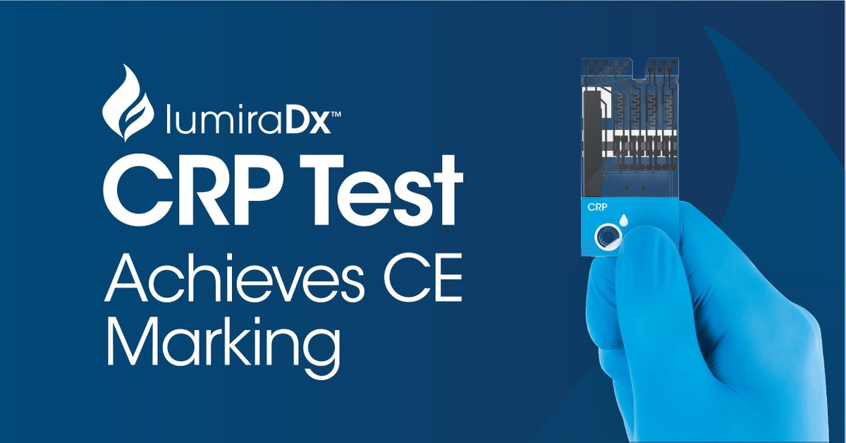 LumiraDx's tweet photo. The LumiraDx CRP Test can aid in the assessment of infection, tissue injury, and inflammatory conditions and guide treatment decisions including the requirement for antibiotics in respiratory infection. https://t.co/dFFe78YpGy

#POCT #CRP #LMDX https://t.co/31OEULgiBM