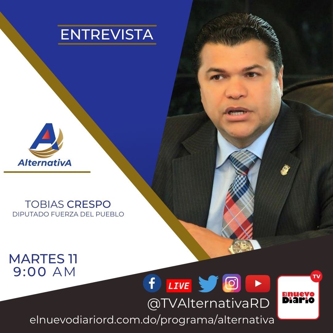 Buenos días 🌞☀️ 
Hoy estaré en “AlternativA” <a href="/TVAlternativaRD/">Alternativa television</a> , Por <a href="/elnuevodiariord/">El Nuevo Diario</a> y <a href="/Ruta66Tv/">Ruta66 TV</a> ⏰ 9:00.A.M. 

!Cuento con tu sintonía!