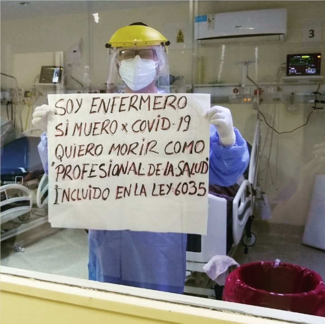 AlvaradoEver1's tweet photo. @horaciorlarreta Nosotros seguimos poniendo el cuerpo con o sin calor, pero sin reconocimiento profesional.
Sí a la inclusión ley 6035, los enfermeros no somos personas administrativo https://t.co/Fo5zitJ6Hw