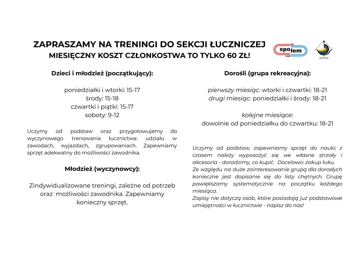 spolemarchery's tweet photo. Więcej informacji na naszym Facebooku.
#ŁUCZNICTWO #łódź #trening #sport #pasja #rozrywka #czaswolny #aktywność #dlakażdego https://t.co/yrHHDOBgyK