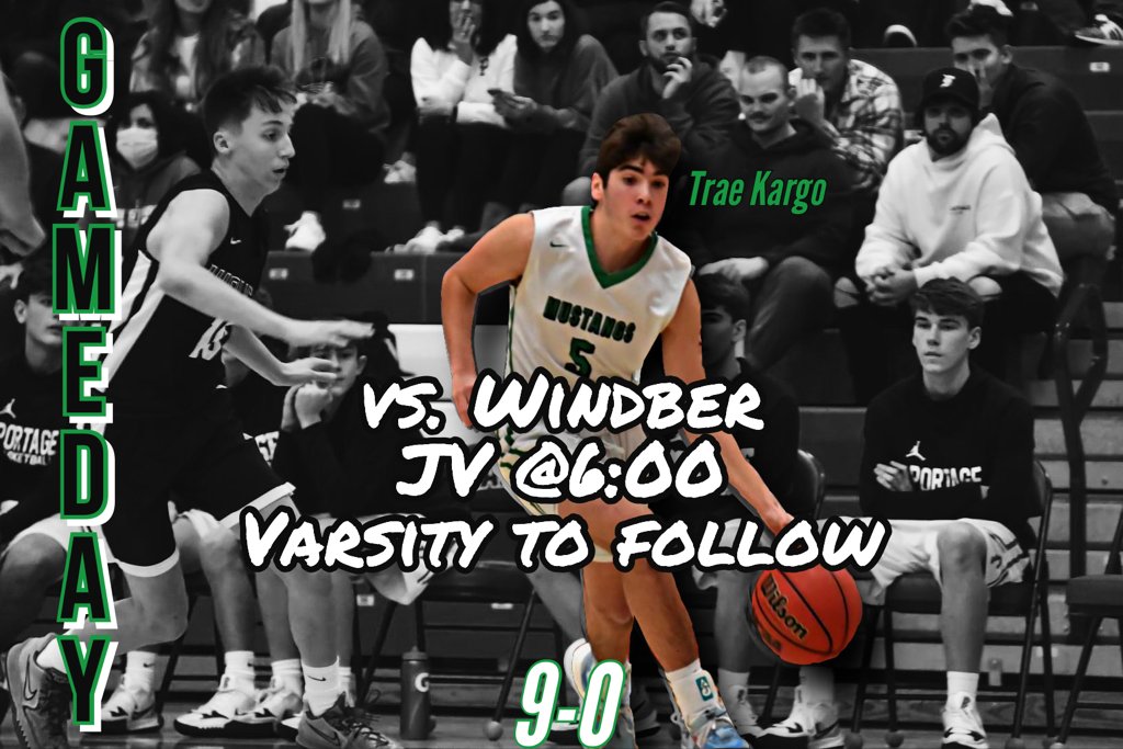 StangBasketball's tweet photo. Big Night at the Len as the Mustangs welcome the Ramblers to Portage. Jr Hi at 4- JV at 6- Varsity at 7:15. Get there early. Go Stangs! 🏀💪🏀 #stanghoops https://t.co/9ZrJKil7OW