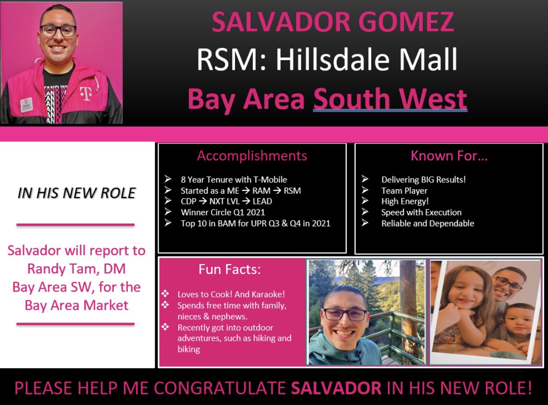 RSM Promotion 🙌 Congratulations Sal! #BAMily #ALLIN