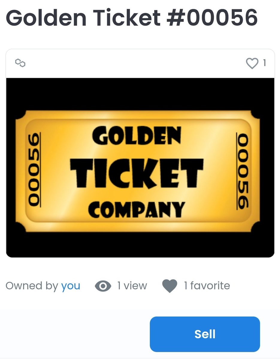 VomSelleck's tweet photo. Got my free golden ticket #NFT from @GTCNFT, they're looking to be the first decent lottery on the blockchain 👀
go check them out &amp; get your ticket!
https://t.co/o2GZ5F9KX0👈
/
#NFT #NFTs #NFTcollector #NFTcollection #FreeNFT #FreeNFTs #NFTGiveaway #NFTGiveaways #NFTdrop https://t.co/191adAxUlH