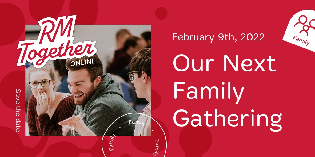 RMchurches's tweet photo. Our family is gathering again to be encouraged, hear  updates and pray together. Please prioritise this event!

---
RM Together Online • 9 Feb 
8pm GMT / 2100 CET / 0500 JST / 1600 EST⁠

https://t.co/bQ3fkR9pLl
⁠⁠
#weareRM #RMfamily #RMtogether https://t.co/ILRnYJ6zaw