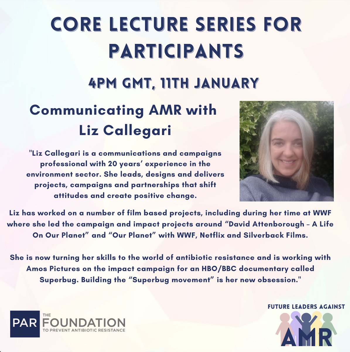I'm looking forward to the second group session for #FutureLeadersAgainstAMR this evening. This will be a participant-only lecture from <a href="/lizziecall/">Liz Callegari</a> on communicating #AMR. Can't wait 💬🧫💊