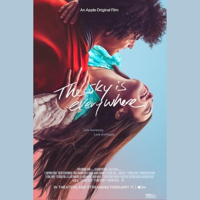 moviefone's tweet photo. New Poster | The Sky is Everywhere
An Apple Original Film 🎬 

#movie #moviefone #theskyiseverywhere #newposter #GraceKaufman #JacquesColimon #JasonSegel #tuesdaymood