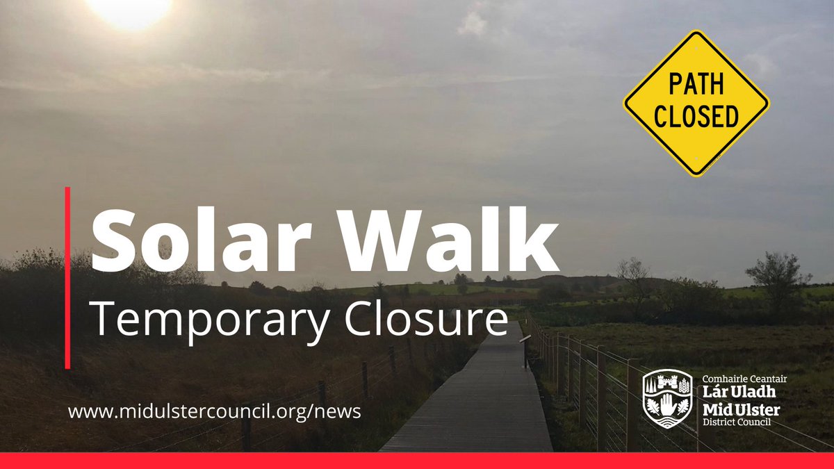 Unfortunately, the Solar Walk from Davagh Forest to Beaghmore Stone Circles has been temporarily closed due to flash flooding from the recent snow melt and rainfall. We are assessing the impact on the boardwalk and will advise on reopening when it is safe to do so.