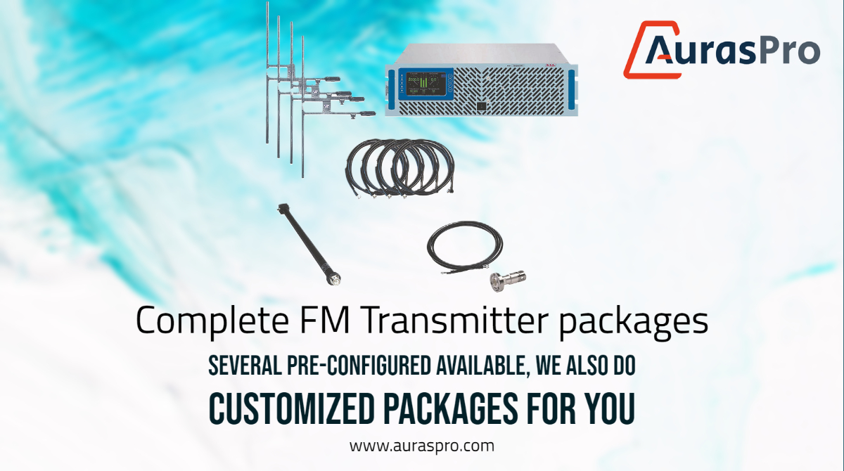 AurasPro's tweet photo. Complete FM Transmitter packages from AurasPro we have set systems or we can even custom design one for you do contact us!
#fmradio #fmbroadcast #fmtransmitter https://t.co/iXpIjipApJ