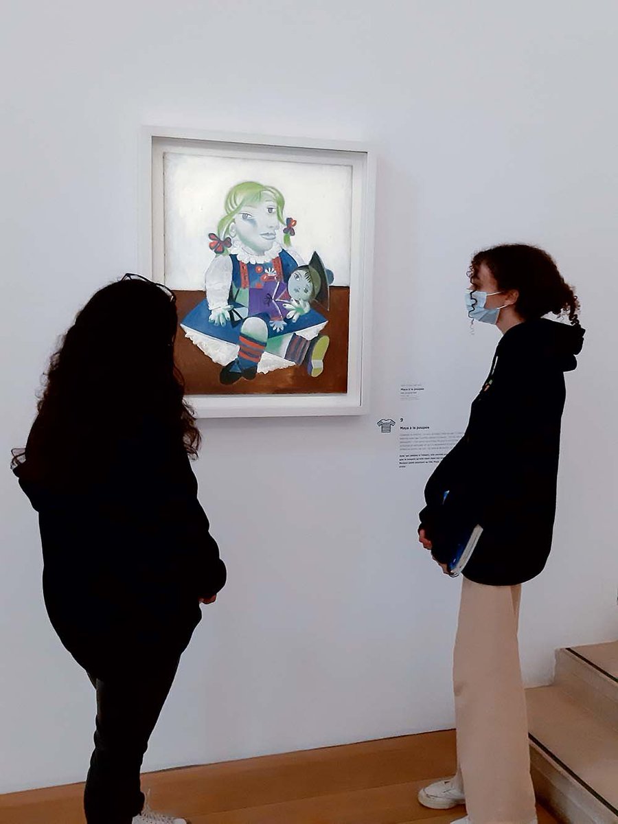 MuseePicasso's tweet photo. Les élèves d’une classe de Première Bac Pro Hygiène Propreté et Stérilisation du lycée Lucie Aubrac ont travaillé sur les œuvres de l’exposition #PicassoRodin dans le cadre du projet #YoPicasso 🎭

🗨️ Décryptez avec eux les œuvres de #PicassoRodin 
🗓️ Jeudi 13 janvier à 15h https://t.co/oM01SUOtCQ