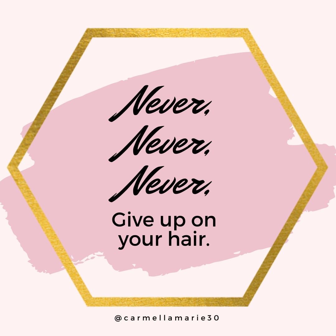 Don't set yourself up for failure by setting unrealistic resolutions #curlfriend 💕

.
Instead make a Promise to take out time for  #SelfLove, #SelfCare and NEVER, NEVER, NEVER giving up on YOURSELF! You are certainly worth the effort Sis. 💯
.