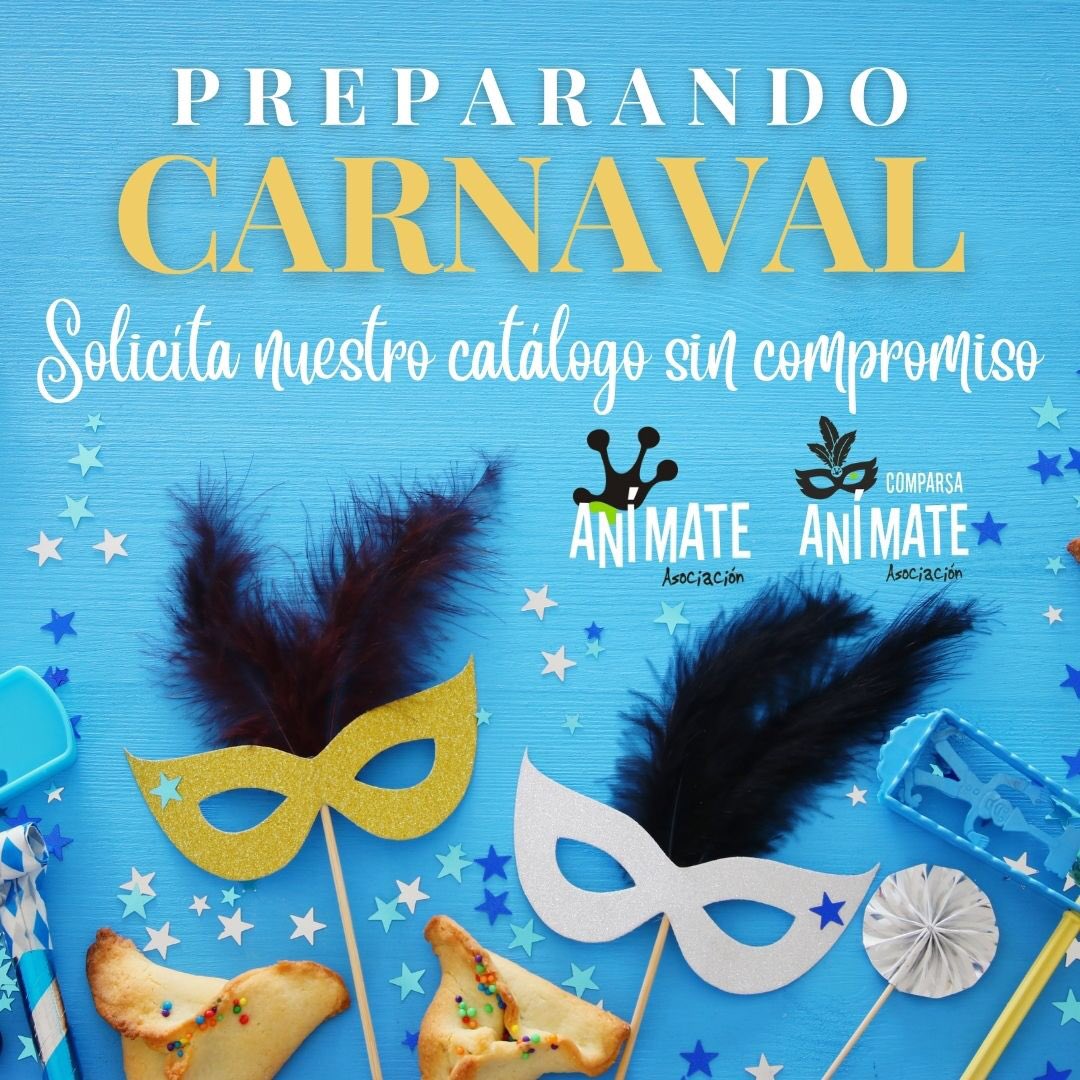 ajanimate's tweet photo. Desde la comparsa y asociación Anímate ya estamos preparando nuestro programa de carnaval 2022: desfiles + taller de batucada + fiestas temáticas + hinchables + pasacalles entierro de la sardina + taller de maquillaje + ¡mucho más! #dibujandosonrisas #comparsaanimate #diversión https://t.co/yKCn46aXSV