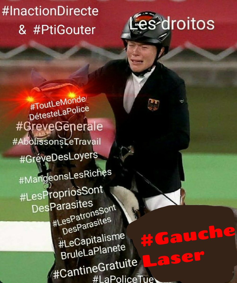 ValKphotos's tweet photo. Et voilà.
#MangeonsLesRiches
Et sans surprise non plus, aucune nouvelle de #SaintBoy, le cheval réfractaire devenu meme-symbole de la #GaucheLaser
😤 https://t.co/5YjddOgJB7
