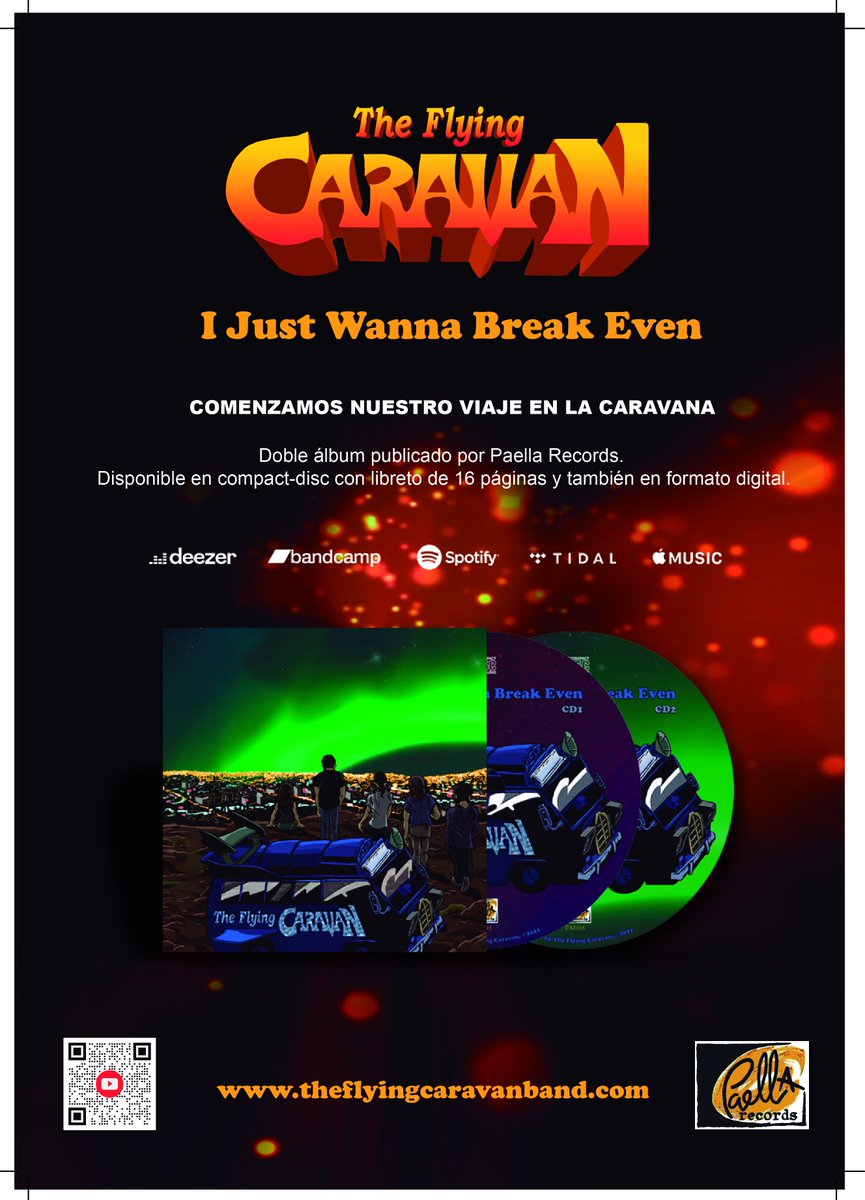 La verdadera recompensa al trabajo de un músico llega con la sensación de haber conseguido aquello que buscaba desde el principio. Si encima lo perciben de igual manera los que lo escuchan, entonces es que lo has hecho.
Gracias a todos por un fantástico año #theflyingcaravan