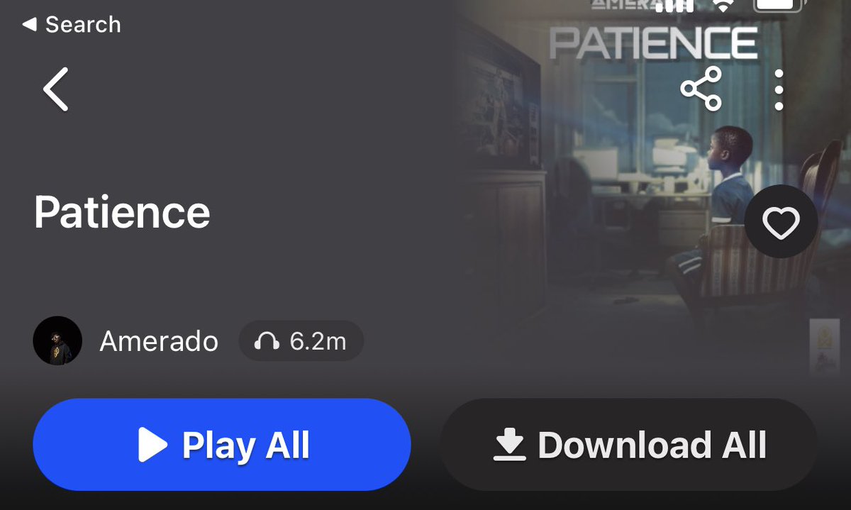 Amerado_Burner's tweet photo. The #PatienceEP has surpassed 6Million streams on both @BoomplayMusicGH &amp; @audiomack 💯💯💯

https://t.co/rHtbqnEAJY https://t.co/5qyIfUWinT