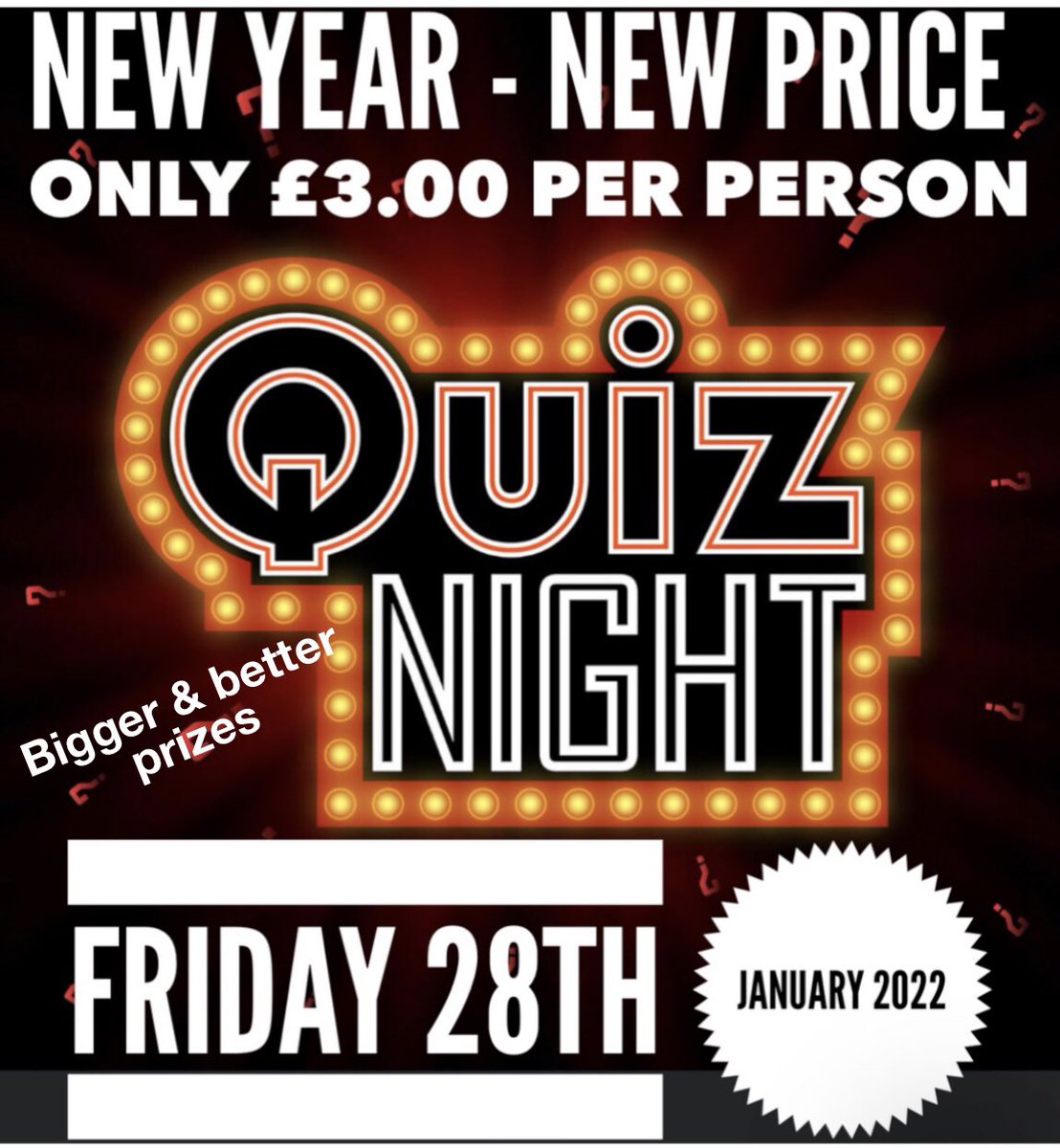The first quiz of 2022 , who wants to get the old grey matter exercised? #Crowborough #Crowboroughsocialclub