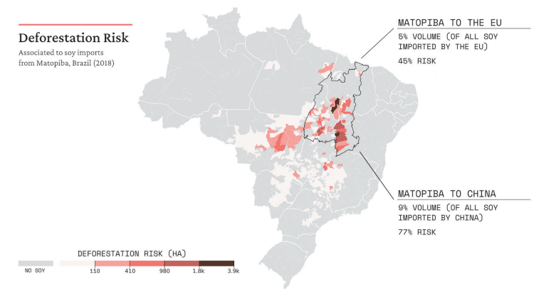 Exports of South American soy &amp; beef have deforestation impacts which are concentrated in specific regions—offering EU and Chinese buyers a strategic opportunity to catalyse positive change. 

New from <a href="/TheWilsonCenter/">The Wilson Center</a> &amp; Andre Vasconcelos of <a href="/TraseEarth/">Trase</a>: ow.ly/vUVo50HrIsh