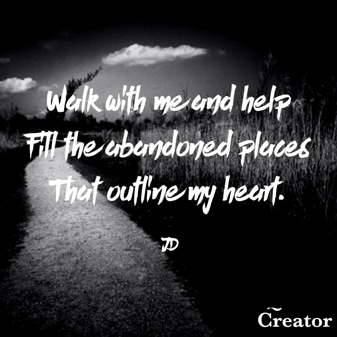 Josamey44's tweet photo. Together *Hand In Hand* we can fill each other's empty spaces &amp; bring color back to well worn paths
**
Bkgrd photo for the #HelloKoo #PhotoPrompt on IG
#Haiku
**
#AbandonedPlaces for day 11 of the #JanuaryFalls22 poetry challenge
**
#Words #WordArt #SpilledInk #JosameysWords #JD https://t.co/yqliOarjvB
