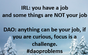shawnlgrubb's tweet photo. This morning, I followed tweets and links blindly for two hours. And got nothing done. #daoproblems https://t.co/2MAYzl6WhU