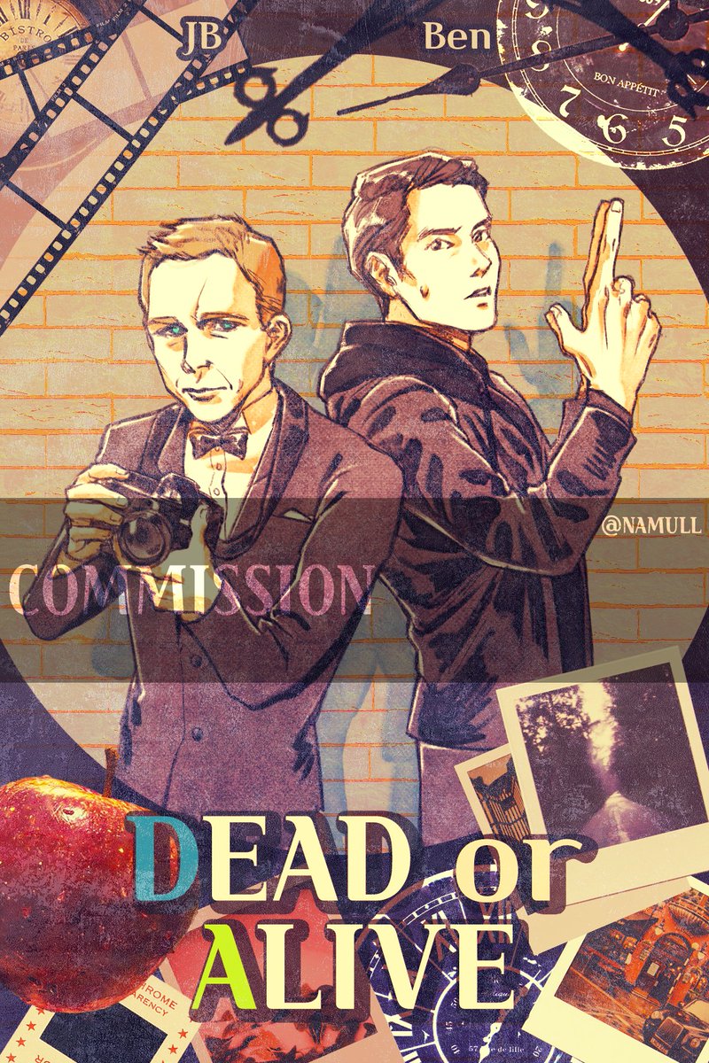 [ 007 ], [ 엄브렐라 아카데미 ] 제임스 본드, 벤 레트로 포스터 타입 커미션 작업했습니다. 커미션 신청 감사합니다.