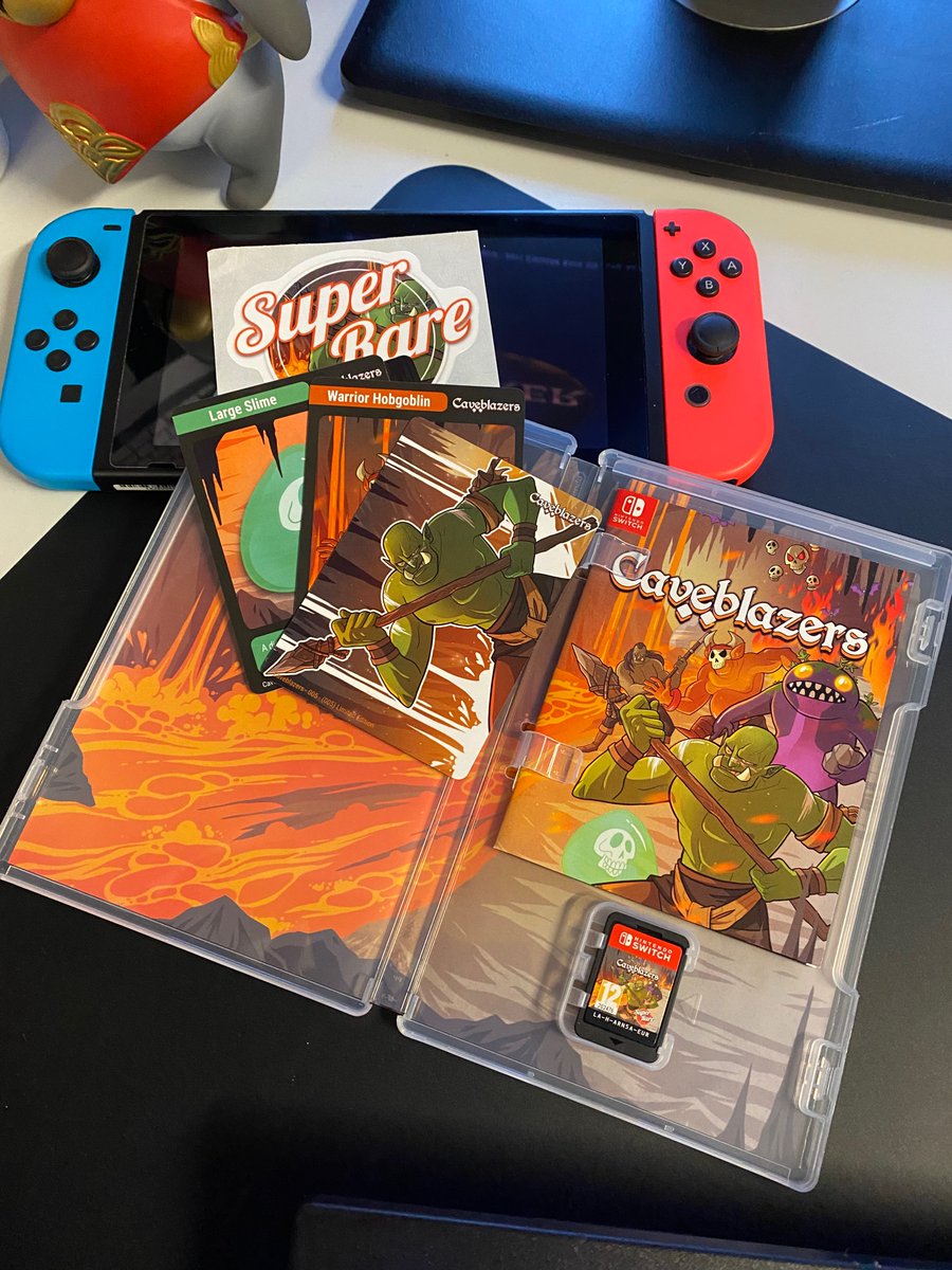 Ahh! It’s soooo cool to see my art printed onto a physical game case/cartridge. o7
Grats on the Switch release <a href="/deadpanjam/">Deadpan Games 💀</a> <a href="/onegamewill/">Will Lewis</a>