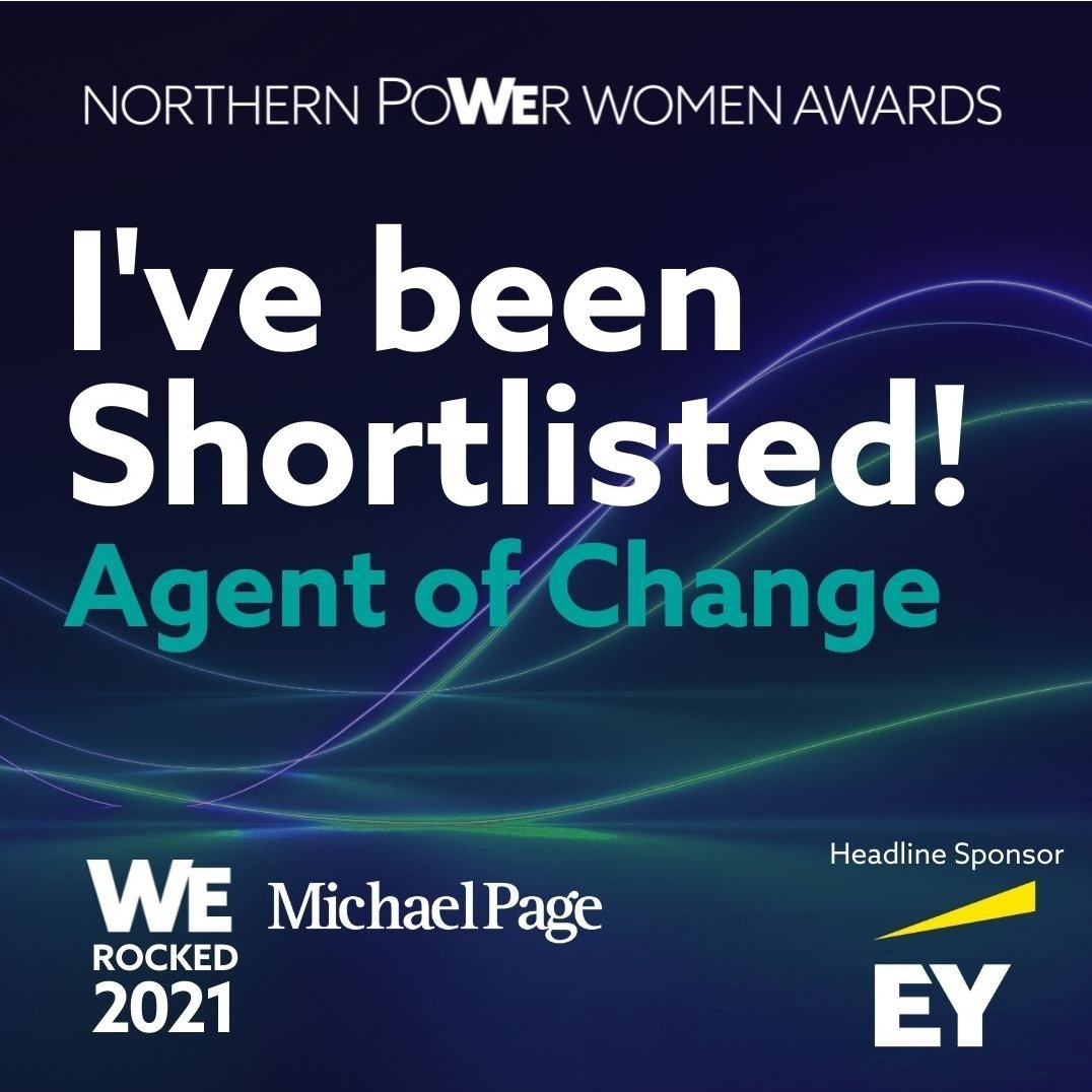 Absolutely delighted to be shortlisted for a <a href="/NorthPowerWomen/">northernpowerwomen</a> award as an Agent of Change! Huge congratulations to nominees - can't wait to meet you all in March 🥂 <a href="/SellafieldLtd/">Sellafield Ltd</a> <a href="/RoySocChem/">Royal Society of Chemistry</a> #wearepower #NPWAwards