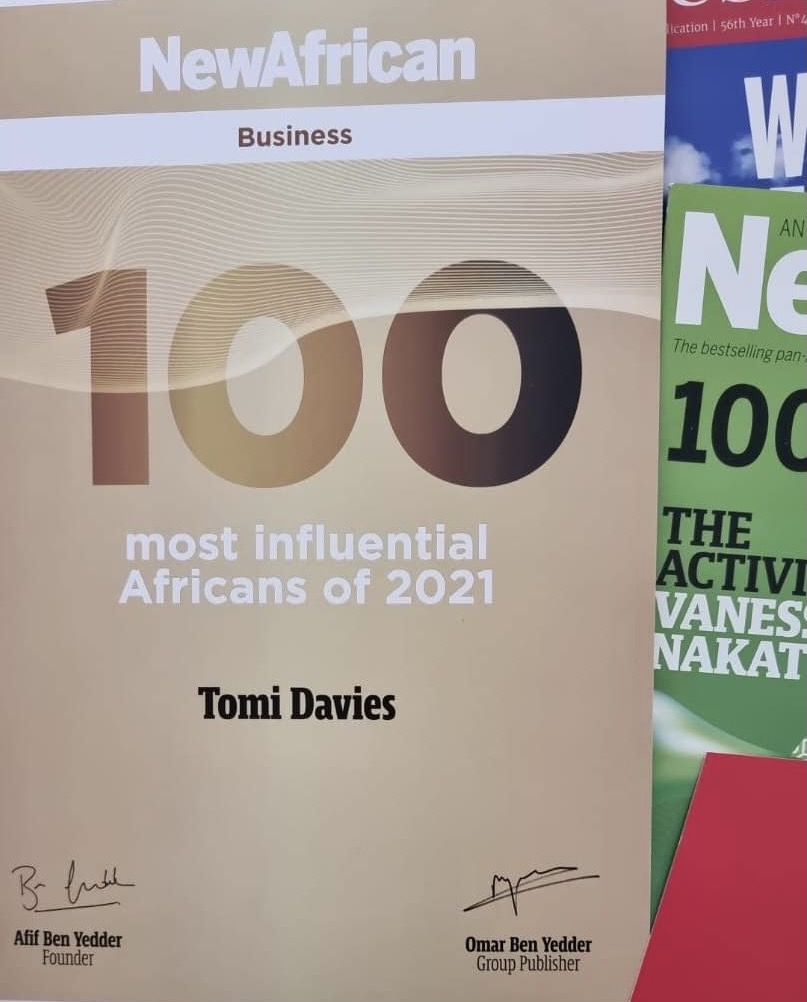 ABANAngels's tweet photo. We are very thrilled to have our president @TomiDee and board member @africatechie named among the 100 Most  Influential Africans 2021 by @NewAfricanMag. Please join us in congratulating and wishing them continued success. 
https://t.co/2RhHpVqPeP https://t.co/7wyjROpmGb