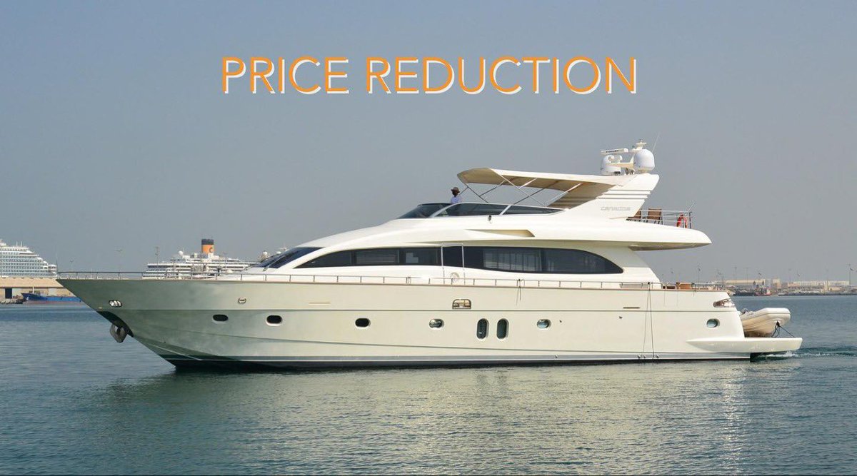 📢 𝗣𝗥𝗜𝗖𝗘 𝗥𝗘𝗗𝗨𝗖𝗧𝗜𝗢𝗡 📢
𝟮𝟬𝟬𝟴 𝗖𝗮𝗻𝗮𝗱𝗼𝘀 𝟳𝟲
Fantastic opportunity of a great 𝗔𝗘𝗗 𝟑𝟔𝟕.𝟎𝟎𝟎 𝗽𝗿𝗶𝗰𝗲 𝗿𝗲𝗱𝘂𝗰𝘁𝗶𝗼𝗻.
4 Cabins | 4 Heads | 8 Guests 
𝗡𝗘𝗪 𝗔𝗦𝗞𝗜𝗡𝗚 𝗣𝗥𝗜𝗖𝗘:
𝗔𝗘𝗗 4,388,000 / 𝗨𝗦𝗗 1,195,000$

#bushandnoble #yachtsonsale