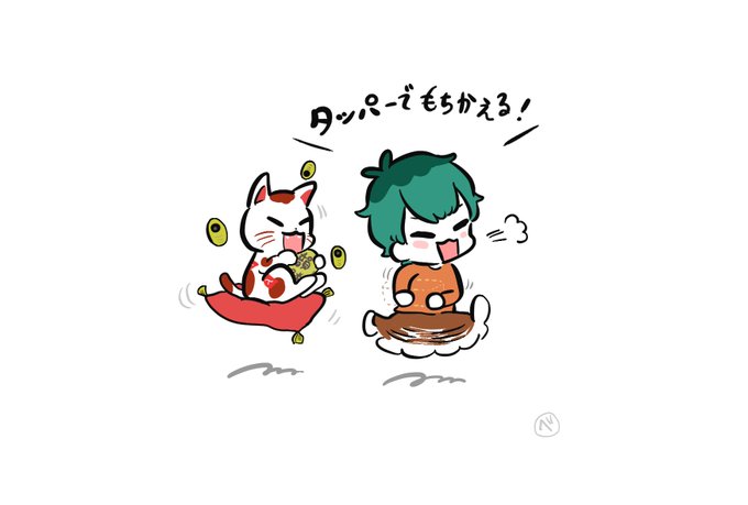 「男の子 三毛猫」のTwitter画像/イラスト(新着)