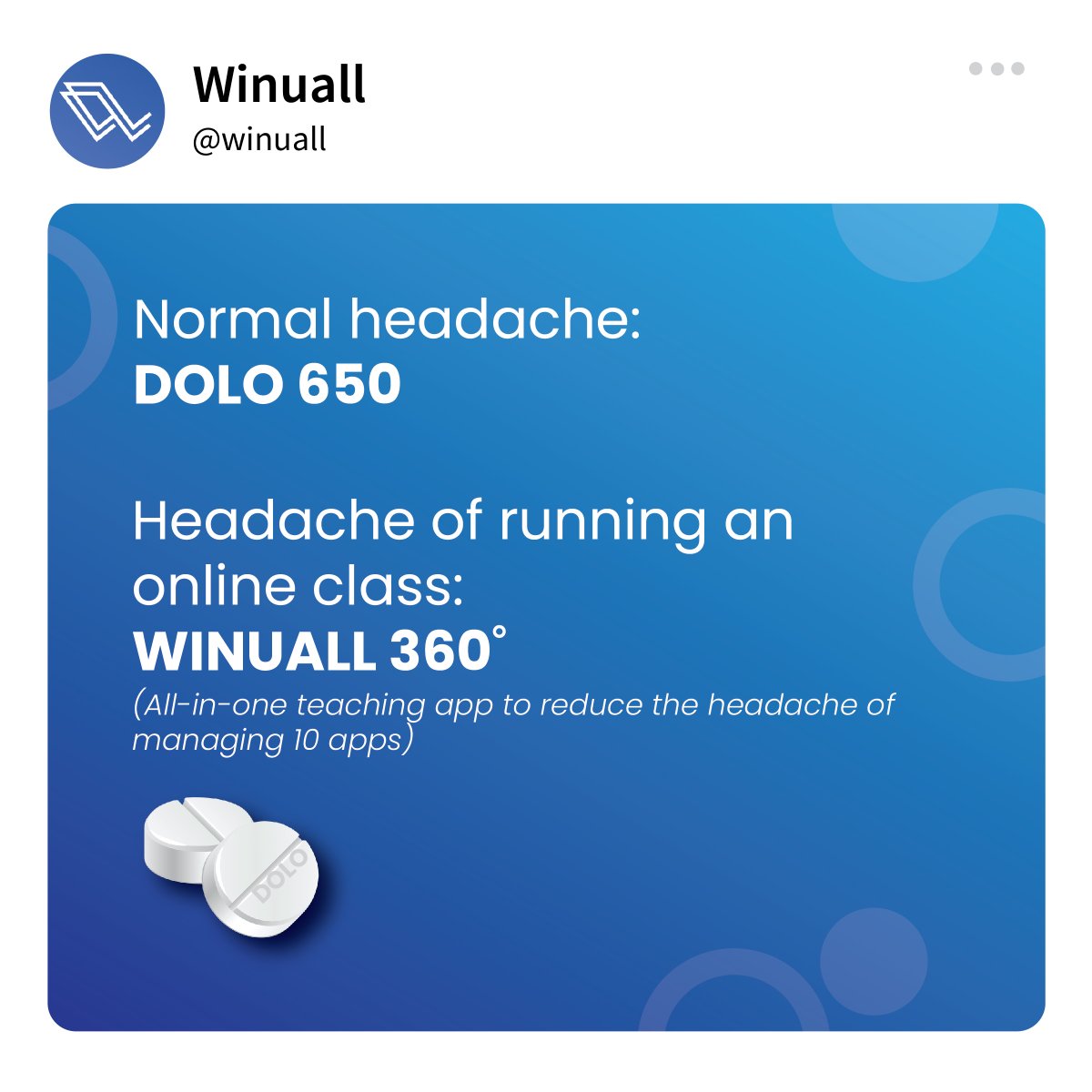 winuall's tweet image. #Winuall is the one-stop solution for all your teaching needs. Register on buff.ly/3pzfDS8 today and get a ready-to-use teaching app and website in your own brand name.

#teachers #Teachingapp #teachonline #TutoringApp #onlineteachingapp #onlineteaching #teachingonline