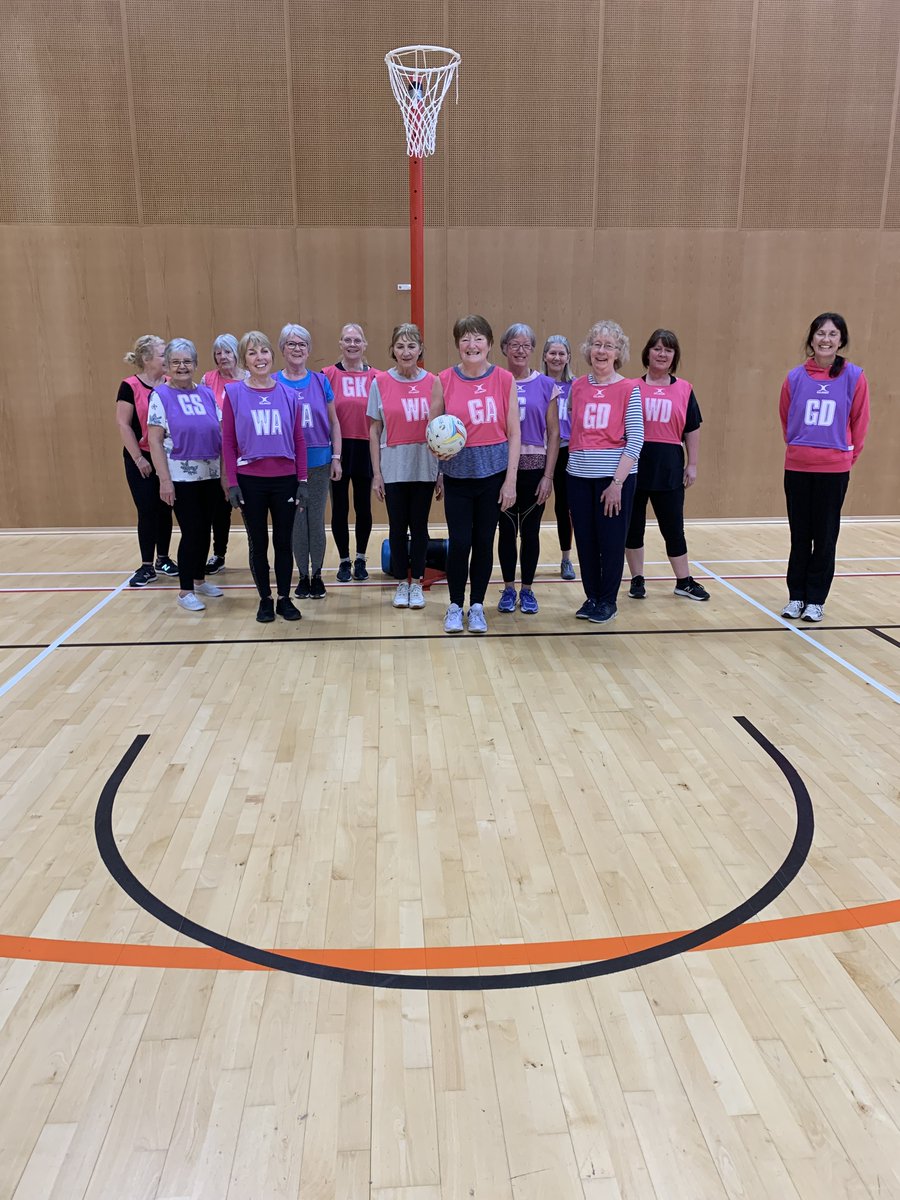 Our first Walking Netball session took place at Workington Leisure Centre this morning with these lovely ladies! Lots of fun and laughter was had by all, and despite the many years since they played netball, all of the ladies rediscovered their competitive streak!