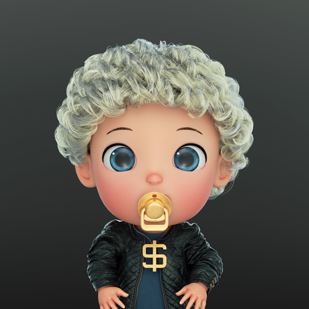 GM 🤗
The golden pacifier is one of the rarest 💎. The rarity system will be very complex 🔥. But gold is always rare 🥳!

#NFTs #nftart #nft #nftcollector #NFTCollection #NFTartists #cryptoart #digitalart #opensea #crypto #eth #3D #3dart #raredigitalart #NFTdrop #NFTcollectible