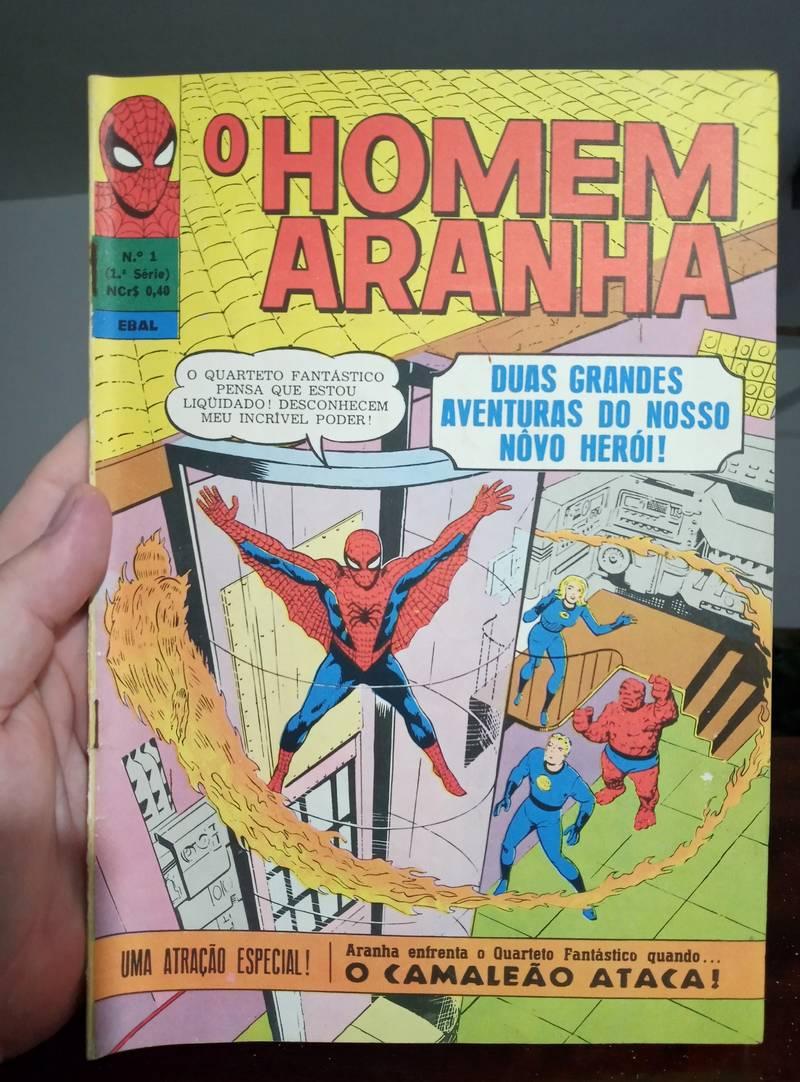 Para fechar as contas, farei um leilão de quadrinhos antigos, incluindo  edições AUTOGRAFADAS (uma delas pelo criador do Coringa e outra por  García-López), além do 1o número do Homem-Aranha no Brasil -, image size:800x1082