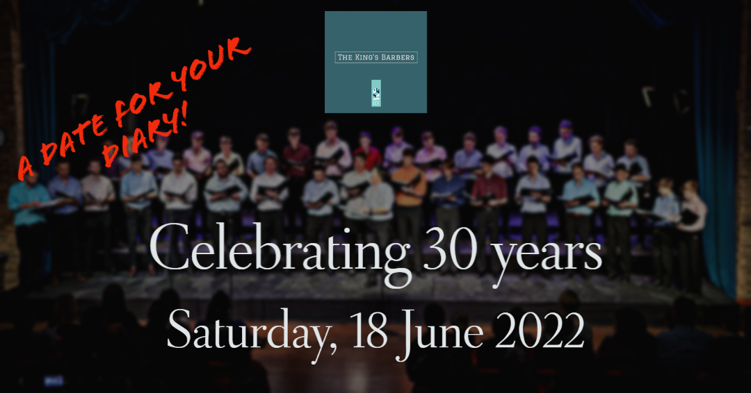 It's our boys a cappella group <a href="/KingsElyBarbers/">The King's Barbers</a>' 30th anniversary this year and their founder, Mr North, is planning something exciting for June 18th! 🥳 Mr North is keen for all former Barbers to email him about the event: peternorth@kingsely.org 👏
<a href="/Kings_Ely_Music/">King's Ely Music</a> <a href="/OldEleans/">Old Eleans Official</a>