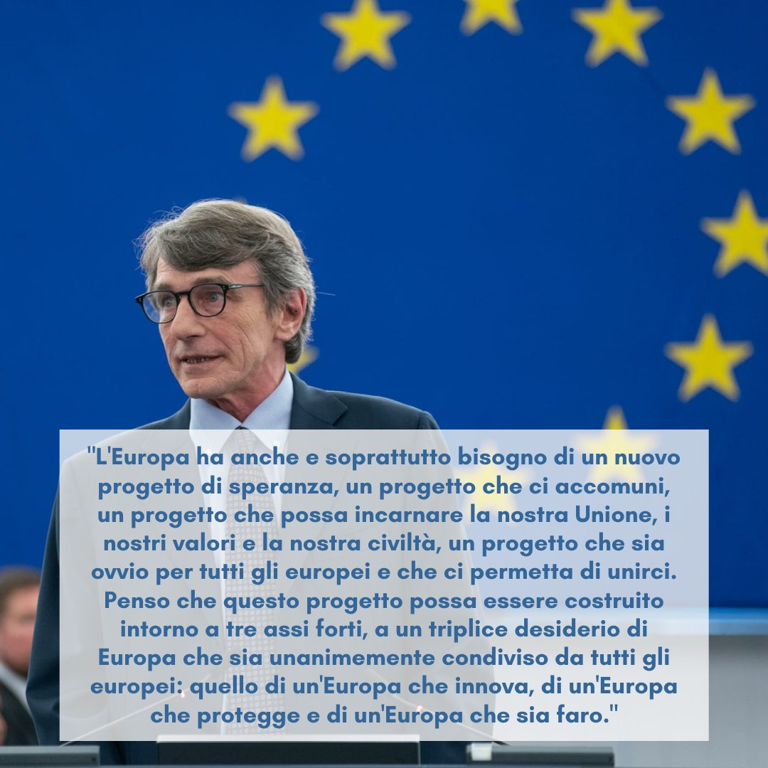 La Segreteria Nazionale MSOI-UNYA Italy si unisce al dolore dell'Italia e dell'Europa per la perdita di David Sassoli, un uomo di grande umanità e spessore morale, un europeista sincero e appassionato che credeva nel recupero dello spirito di Ventotene