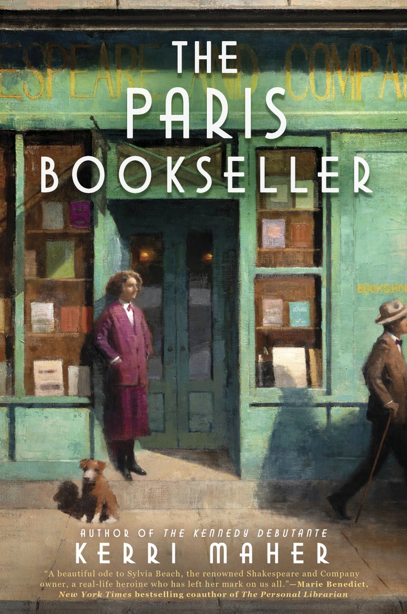 Happy Book Birthday to The Paris Bookseller by Kerri Maher. I am part of @BerkleyPub's blog tour to celebrate the publication and I'm sharing an excerpt from the novel. Come visit! #theparisbookseller confessionsofabookaddict.com/2022/01/blog-t…