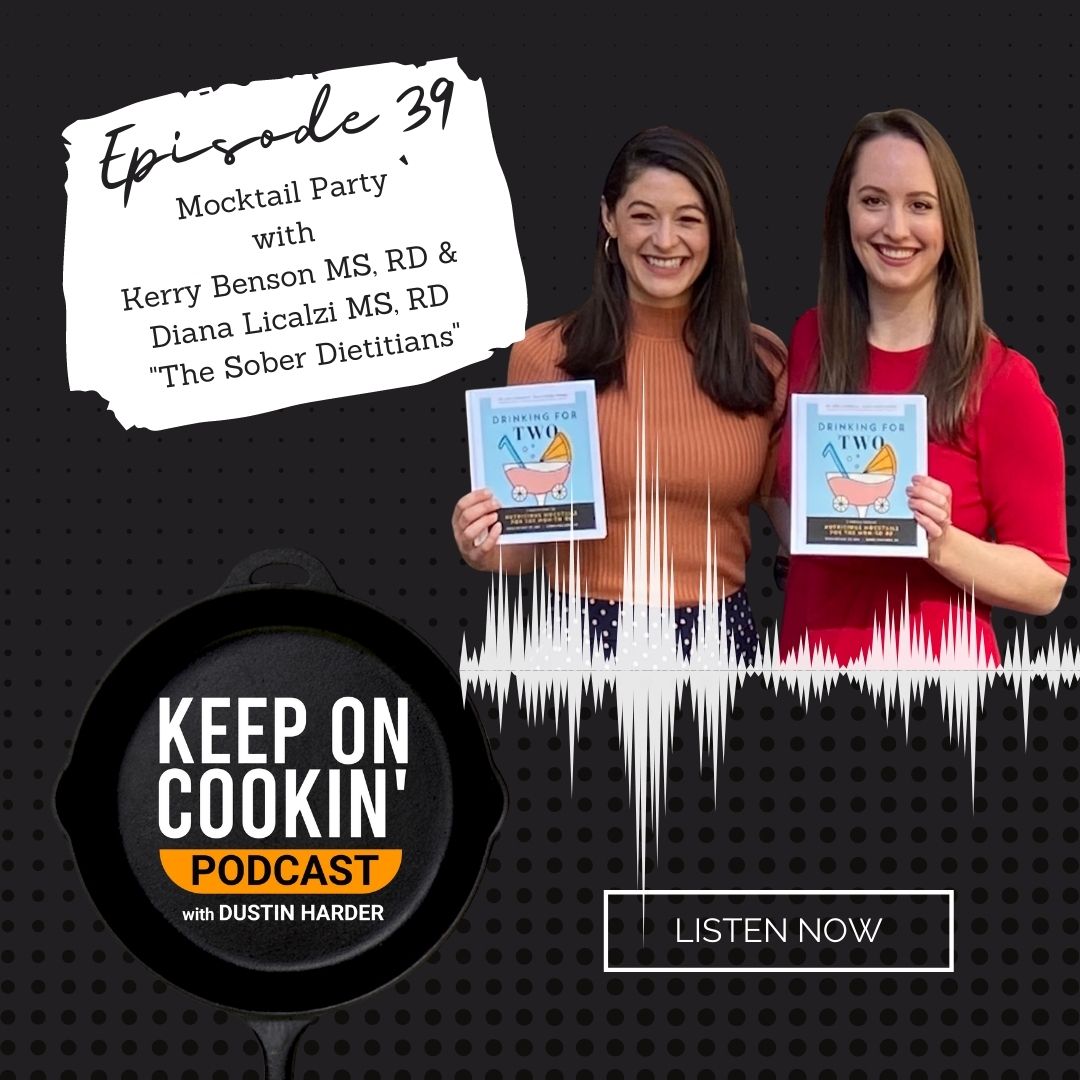 Ep 39: "Mocktail Party" w/ Kerry Benson &amp; Diana Licalzi avail NOW! Plus, 38 other episodes w/ authors including <a href="/MiyokoSchinner/">Miyoko Schinner</a>, <a href="/IsaChandra/">Isa Chandra</a>, @laurentoyota! Hosted by <a href="/TheVeganRoadie/">The Vegan Roadie</a>: podcasts.apple.com/us/podcast/kee…. #keeponcookinpod #podcasts #vegan #plantbased #cookbooks #mocktails