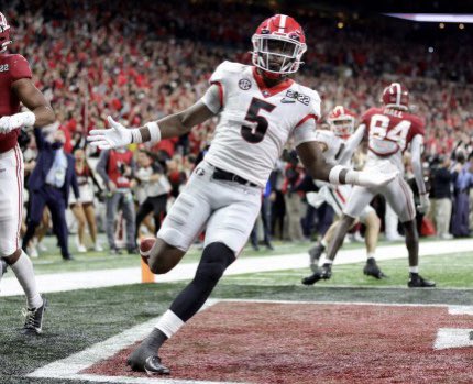 CardsMarkD's tweet photo. Congrats to Saguaro HS alum Kelee Ringo whose 79-yd pick-six in 4th qtr sealed Georgia’s nat’l championship win over Alabama.

Kelee was the Cardinals High School Player of Week in 2019

Current Cards starters Christian Kirk &amp; Byron Murphy also Saguaro alums &amp; HS players of week https://t.co/yWXzHl94HT