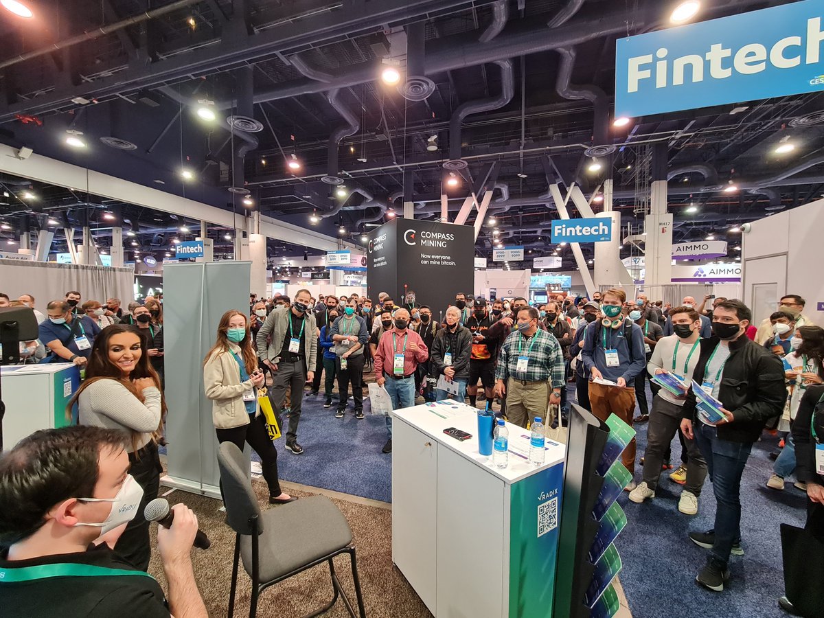 Thank you to everyone who stopped by the booth at #CES2022! We had a fantastic time chatting about the future of #DeFi and are looking forward to more events throughout the year! $XRD 🚀📈