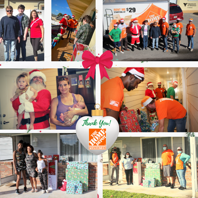 Vol of America of FL (@voafla) on Twitter photo Not 1, but 3 Brevard County #VOAFL Veteran families had an extra special holiday this year thanks to <a href="/HomeDepotFound/">The Home Depot Foundation</a> #OperationSurprise!
#TeamDepot West Melbourne & <a href="/5870Mdo/">Orlando MDO 5870</a> associates shopped, wrapped and shocked each family with their generosity and holiday spirit. Not 1, but 3 Brevard County #VOAFL Veteran families had an extra special holiday this year thanks to <a href="/HomeDepotFound/">The Home Depot Foundation</a> #OperationSurprise!
#TeamDepot West Melbourne & <a href="/5870Mdo/">Orlando MDO 5870</a> associates shopped, wrapped and shocked each family with their generosity and holiday spirit.