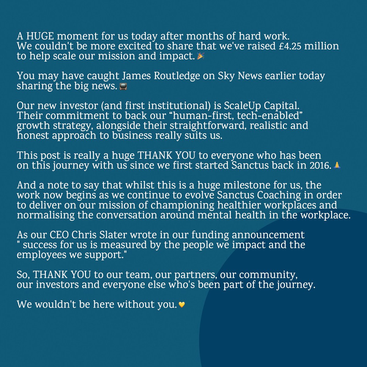 Sanctus Coaching & Mentoring tweet media