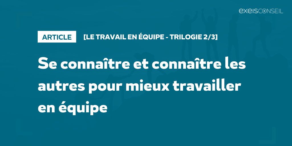 TRAVAILLER EN ÉQUIPE 2/3 | Se connaître et connaître les autres pour mieux travailler en équipe

2️⃣ Dans ce second volet de la trilogie, vous découvrirez les méthodes pour comprendre la psychologie des membres d'une équipe.

🔍 Pour lire l’article : bit.ly/3EVQG7K