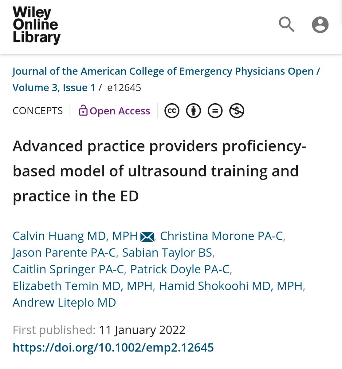 CC Morone (鄭晴云), PA-C (@justchristina) on Twitter photo EM PAs/NPs + #POCUS = ❤️ Let's create ways to train #APPs and be credentialed! <a href="/fennhuang/">Fennec Fox</a> <a href="/mghedus/">CURE at MGH</a> doi.org/10.1002/emp2.1… EM PAs/NPs + #POCUS = ❤️ Let's create ways to train #APPs and be credentialed! <a href="/fennhuang/">Fennec Fox</a> <a href="/mghedus/">CURE at MGH</a> doi.org/10.1002/emp2.1…