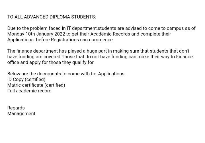 VUT_Online's tweet photo. FAKE INFORMATION: ADVANCED DIPLOMA IN INFORMATION TECHNOLOGY https://t.co/2De3Ab7XKa
