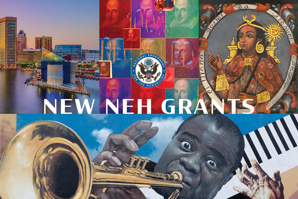 National Endowment for the Humanities (@nehgov) on Twitter photo Today: <a href="/NEHgov/">National Endowment for the Humanities</a> announces $24.7 million in new #NEHgrant awards to support 208 humanities projects nationwide.
Grants will support #humanities initiatives at college campuses, innovative digital resources, infrastructure projects, and more: bit.ly/33plpgh Today: <a href="/NEHgov/">National Endowment for the Humanities</a> announces $24.7 million in new #NEHgrant awards to support 208 humanities projects nationwide.
Grants will support #humanities initiatives at college campuses, innovative digital resources, infrastructure projects, and more: bit.ly/33plpgh