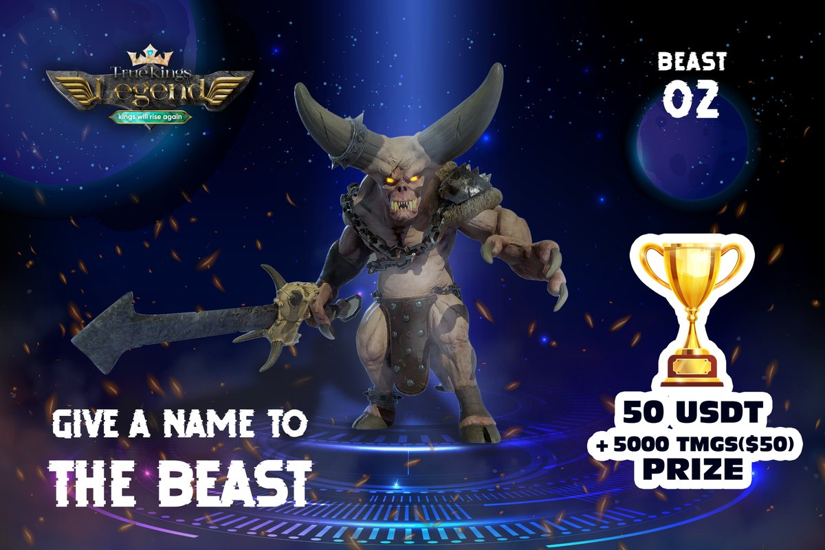 🥳$50 + 5K TMGS ($50) prize
📢Like, retweet and tag your friends to vote for your comment with the name.
➡️The bad demon, full of evil and a powerful warrior from the underworld. He uses all his evil skills to cut the heroes into pieces.
🔜Presale, 15 Jan: pinksale.finance/#/launchpad/0x…