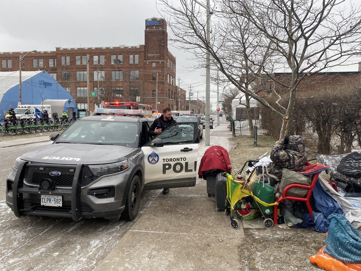 It is bitter cold in the city! Homeless people need to find a shelter to survive. We were able to find a room for this lady and we gave her a ride to her warm bed and shower. 
<a href="/NCOMarc/">Marc Van Ruyven</a> <a href="/TPS14Div/">14 Division🇨🇦🚔</a> <a href="/TorontoPolice/">Toronto Police</a>