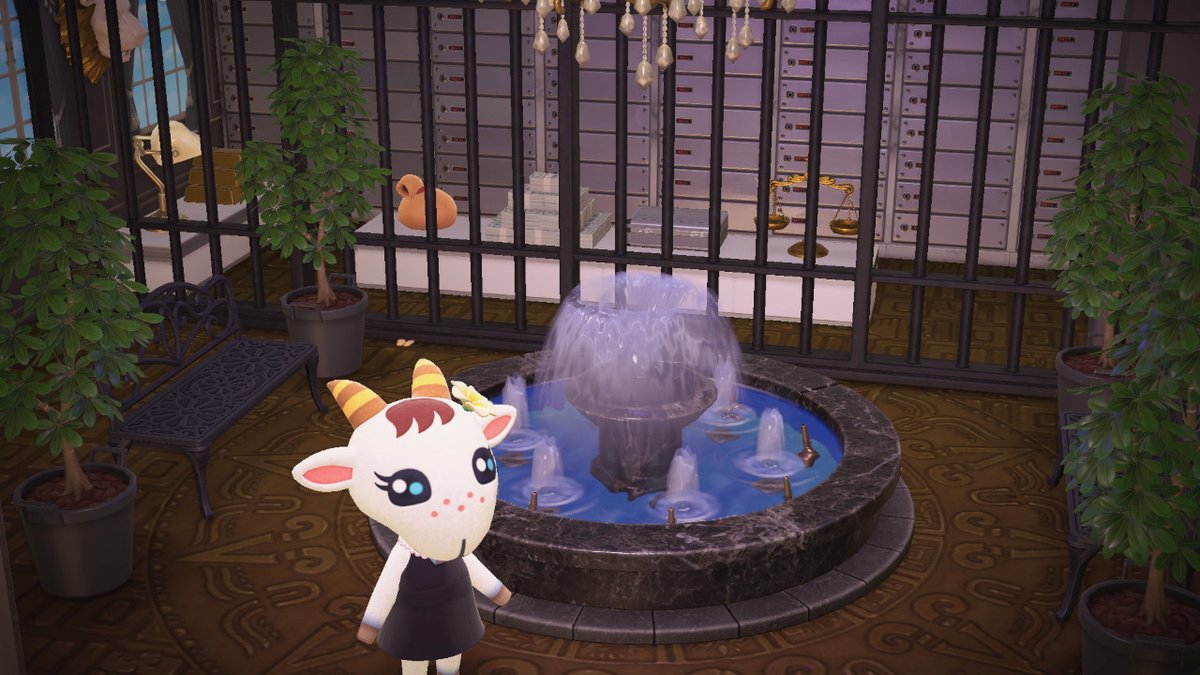 KVLately's tweet photo. Bougie Bank for Chevre 🤩

#ACNH #ACHHP #HappyHomeParadise #AnimalCrossing https://t.co/iz1sWEPLPa