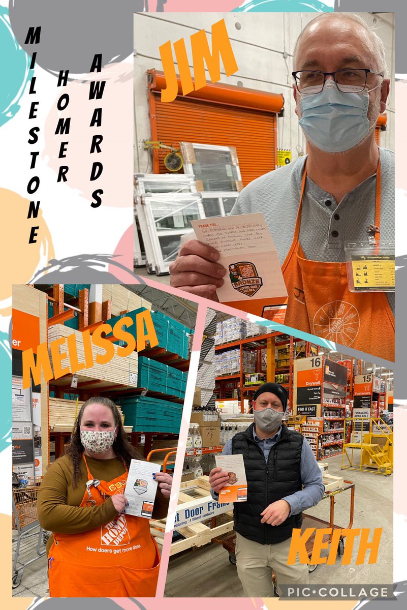 It’s always great to be able to recognize associates with milestone awards! Jim and Keith both received Bronze Homer Awards and Melissa got her next Platinum! Amazing Job everyone! #homerawards #milestoneawards #bronze #Platinum